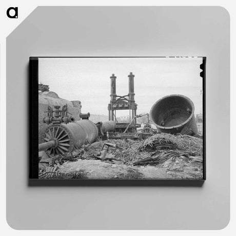 アートパネル-Cotton Gin Wreckage
 - ラッセル リー Canvas.