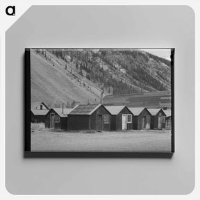 アートパネル-Eureka Ghost Town Houses
 - ラッセル リー Canvas.