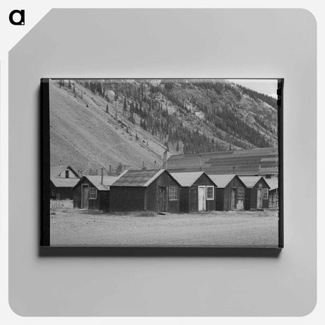 アートパネル-Eureka Ghost Town Houses
 - ラッセル リー Canvas.