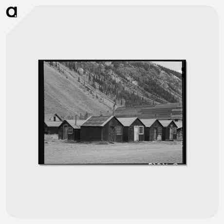 アートポストカード-Eureka Ghost Town Houses
 - ラッセル リー Postcard.