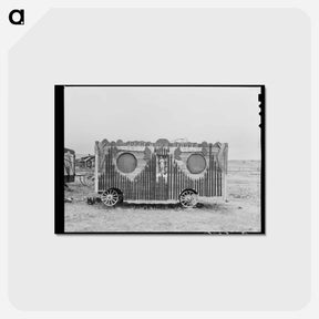 アートポストカード-Circus Wagon of Alger
 - ラッセル リー Postcard.