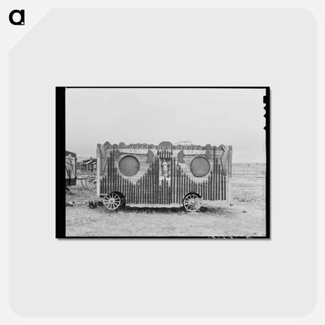 アートポストカード-Circus Wagon of Alger
 - ラッセル リー Postcard.