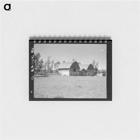 アートメモ帳-Barns on Farm, Ericsburg
 - ラッセル リー Memo.