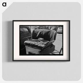 アートポスター-Seat of Farm Wagon
 - ラッセル リー Poster.