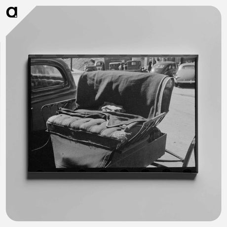 アートパネル-Seat of Farm Wagon
 - ラッセル リー Canvas.