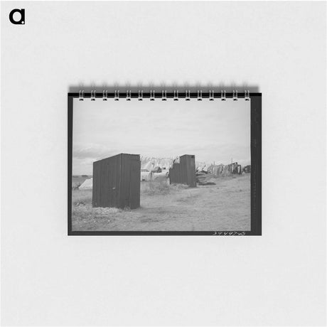 アートメモ帳-Pea Picker Camp Privies
 - ラッセル リー Memo.