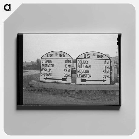 アートパネル-Colfax Highway Sign
 - ラッセル リー Canvas.