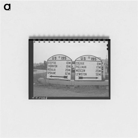 アートメモ帳-Colfax Highway Sign
 - ラッセル リー Memo.