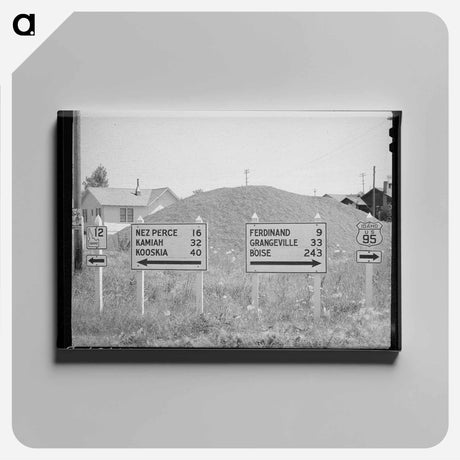 アートパネル-Craigmont Highway Sign
 - ラッセル リー Canvas.