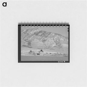 アートメモ帳-Barns and Wagon, Box Elder County
 - ラッセル リー Memo.