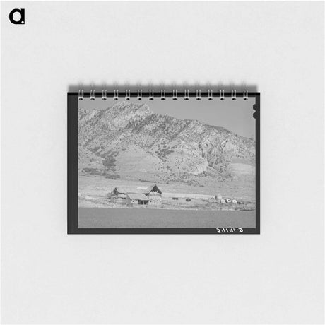 アートメモ帳-Barns and Wagon, Box Elder County
 - ラッセル リー Memo.