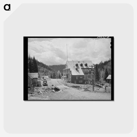 アートポストカード-Bourne, Oregon
 - ラッセル リー Postcard.