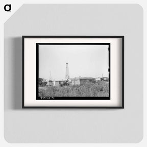 アートポスター-Homes of Oil Field Workers
 - ラッセル リー Poster.