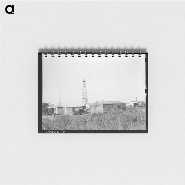 アートメモ帳-Homes of Oil Field Workers
 - ラッセル リー Memo.