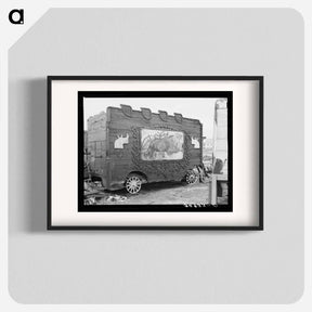 アートポスター-Circus Wagons of Alger
 - ラッセル リー Poster.