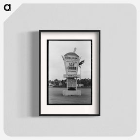 アートポスター-Ice Cream, Berlin, Connecticut
 - ラッセル リー Poster.