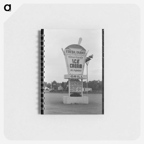 アートメモ帳-Ice Cream, Berlin, Connecticut
 - ラッセル リー Memo.