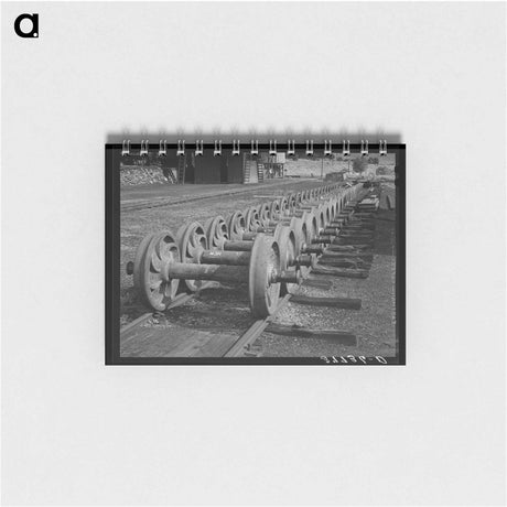 アートメモ帳-Railway Coach Wheels
 - ラッセル リー Memo.