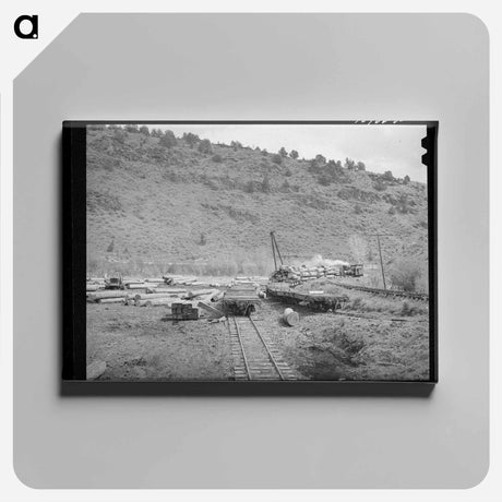 アートパネル-Log Loading Operation
 - ラッセル リー Canvas.