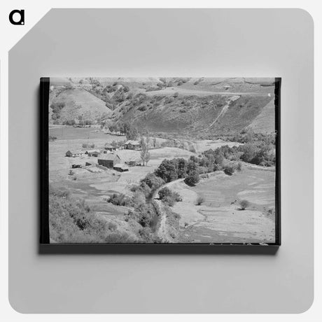 アートパネル-Farmstead and Irrigation Ditch
 - ラッセル リー Canvas.