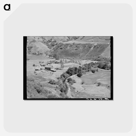 アートポストカード-Farmstead and Irrigation Ditch
 - ラッセル リー Postcard.