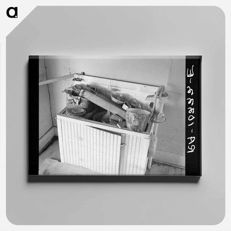 アートパネル-Kitchen Sink After the Flood
 - ラッセル リー Canvas.