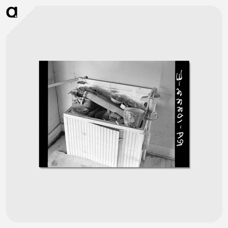 アートポストカード-Kitchen Sink After the Flood
 - ラッセル リー Postcard.