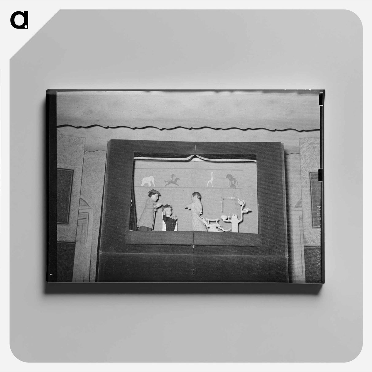 アートパネル-Texas Teeth Puppet Show
 - ラッセル リー Canvas.