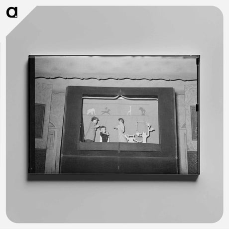 アートパネル-Texas Teeth Puppet Show
 - ラッセル リー Canvas.