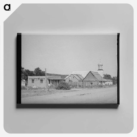 アートパネル-Main Street, Penasco
 - ラッセル リー Canvas.