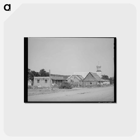 アートポストカード-Main Street, Penasco
 - ラッセル リー Postcard.