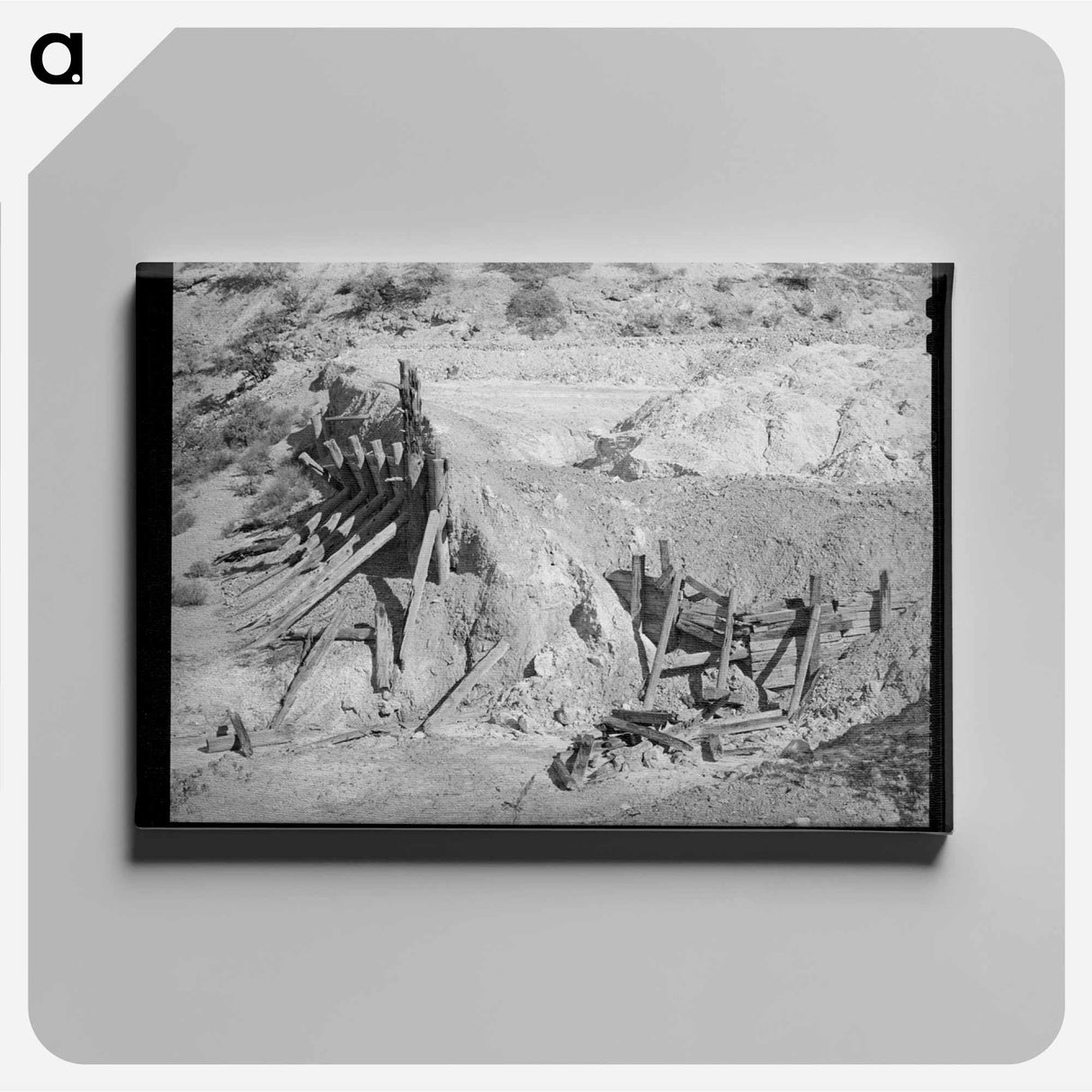 アートパネル-Leopold Copper Mine Remains
 - ラッセル リー Canvas.