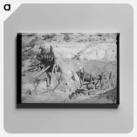 アートパネル-Leopold Copper Mine Remains
 - ラッセル リー Canvas.