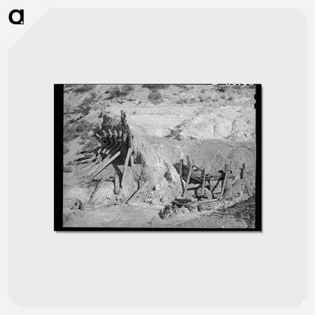 アートポストカード-Leopold Copper Mine Remains
 - ラッセル リー Postcard.