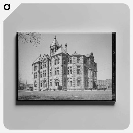 アートパネル-Courthouse, Cuero, Texas
 - ラッセル リー Canvas.