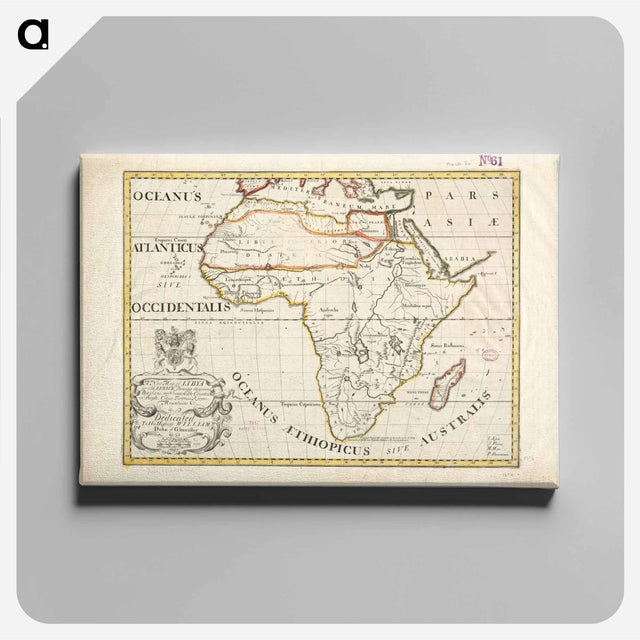 アートパネル-A New Map of Libya
 - ボストン公共図書館 Canvas.