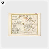 アートポストカード-A New Map of Libya
 - ボストン公共図書館 Postcard.