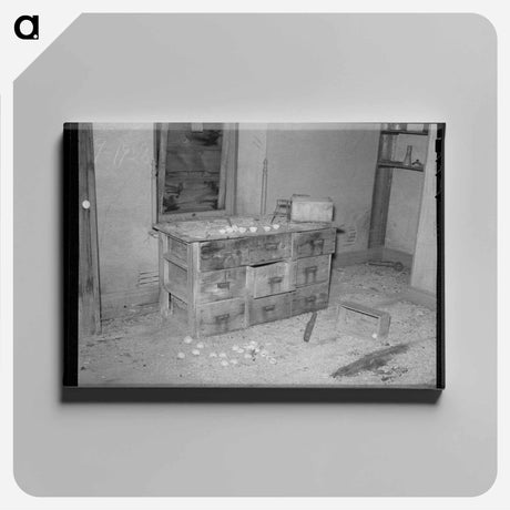 アートパネル-Assaying Office at Two Bit Creek
 - ラッセル リー Canvas.