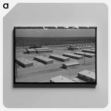 アートパネル-Migratory Labor Camp, Sinton, Texas
 - ラッセル リー Canvas.