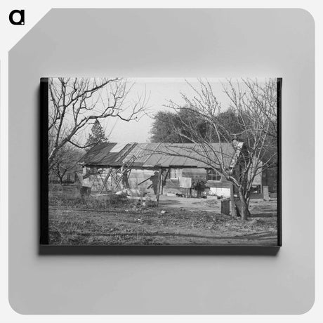 アートパネル-Oklahoma Farmer's California Dream
 - ラッセル リー Canvas.