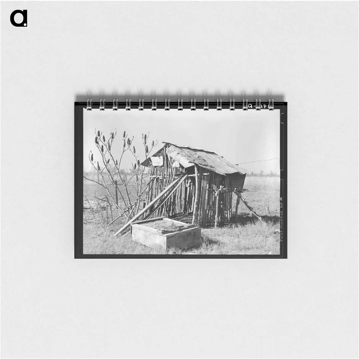 アートメモ帳-Chicken Shed, Louisiana
 - ラッセル リー Memo.