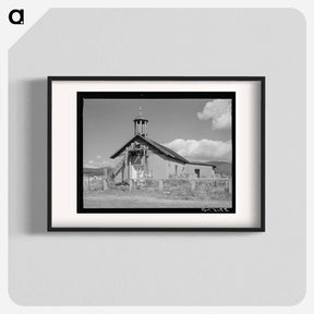アートポスター-Catholic Church at Llano de San Juan
 - ラッセル リー Poster.
