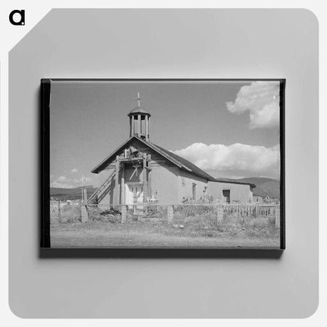 アートパネル-Catholic Church at Llano de San Juan
 - ラッセル リー Canvas.