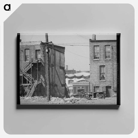 アートパネル-Chicago Apartment and Funeral Parlor
 - ラッセル リー Canvas.