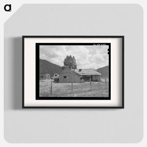 アートポスター-Spanish-American Farmhouse
 - ラッセル リー Poster.