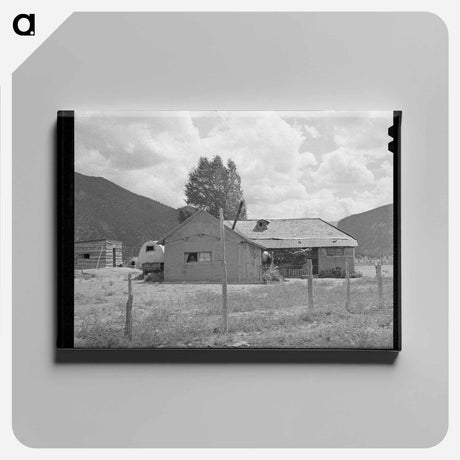 アートパネル-Spanish-American Farmhouse
 - ラッセル リー Canvas.