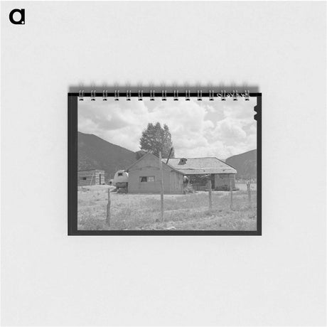 アートメモ帳-Spanish-American Farmhouse
 - ラッセル リー Memo.