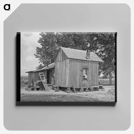 アートパネル-Home of Small Farm Owner
 - ラッセル リー Canvas.