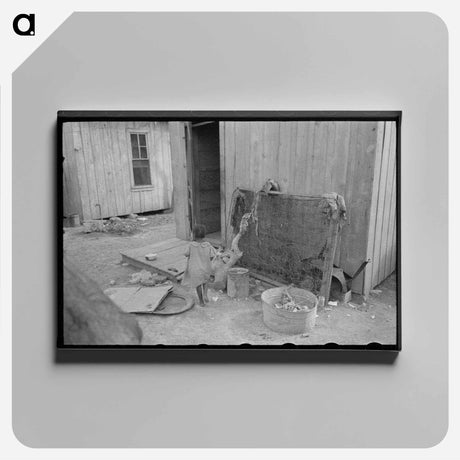 アートパネル-Back of Dwelling, San Antonio
 - ラッセル リー Canvas.