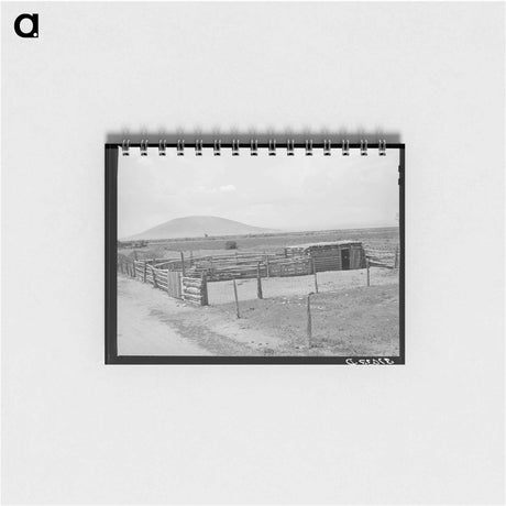 アートメモ帳-Corral and Horse Barn
 - ラッセル リー Memo.